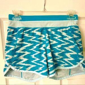 Lululemon Ivivva Girls Shorts; size 12; turquoise; EUC